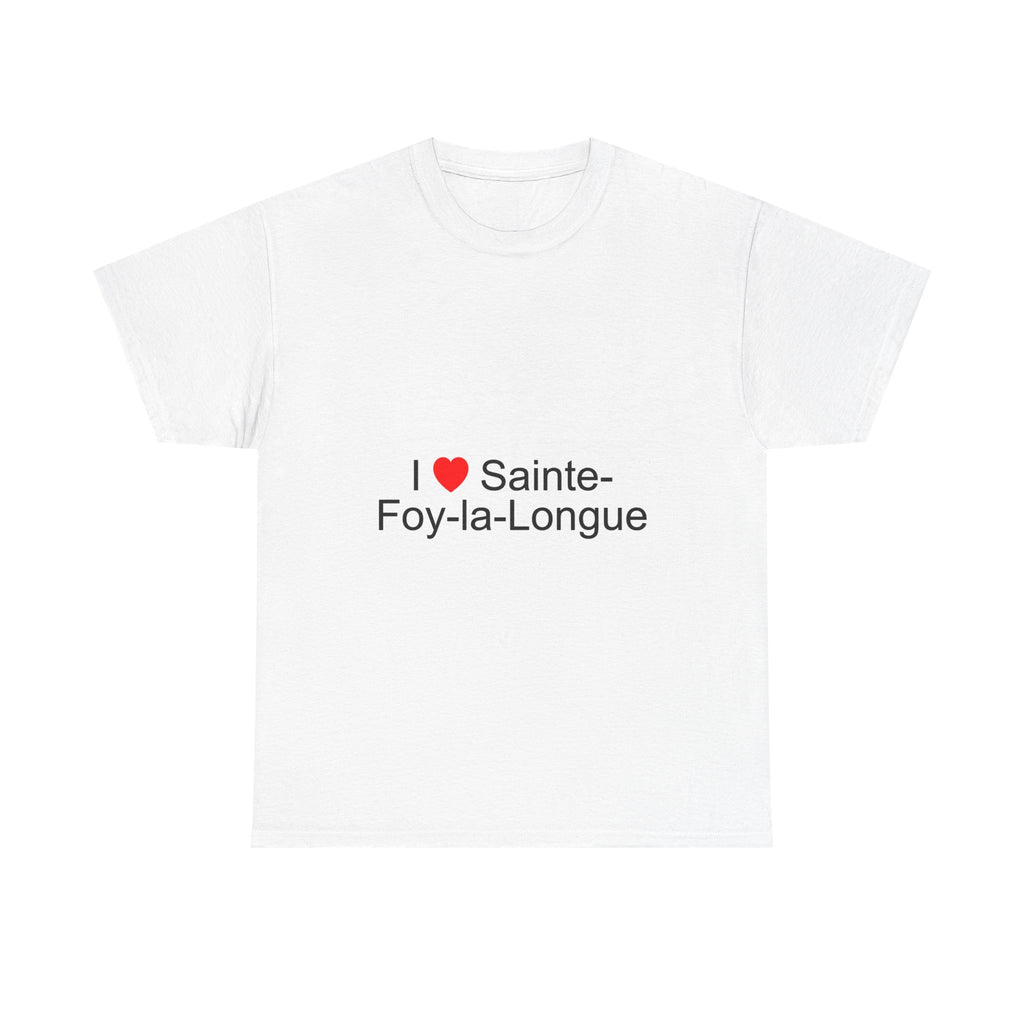 T-shirt I love sainte-foy-la-longue