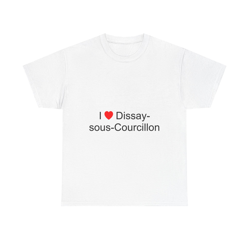 T-shirt I love dissay-sous-courcillon