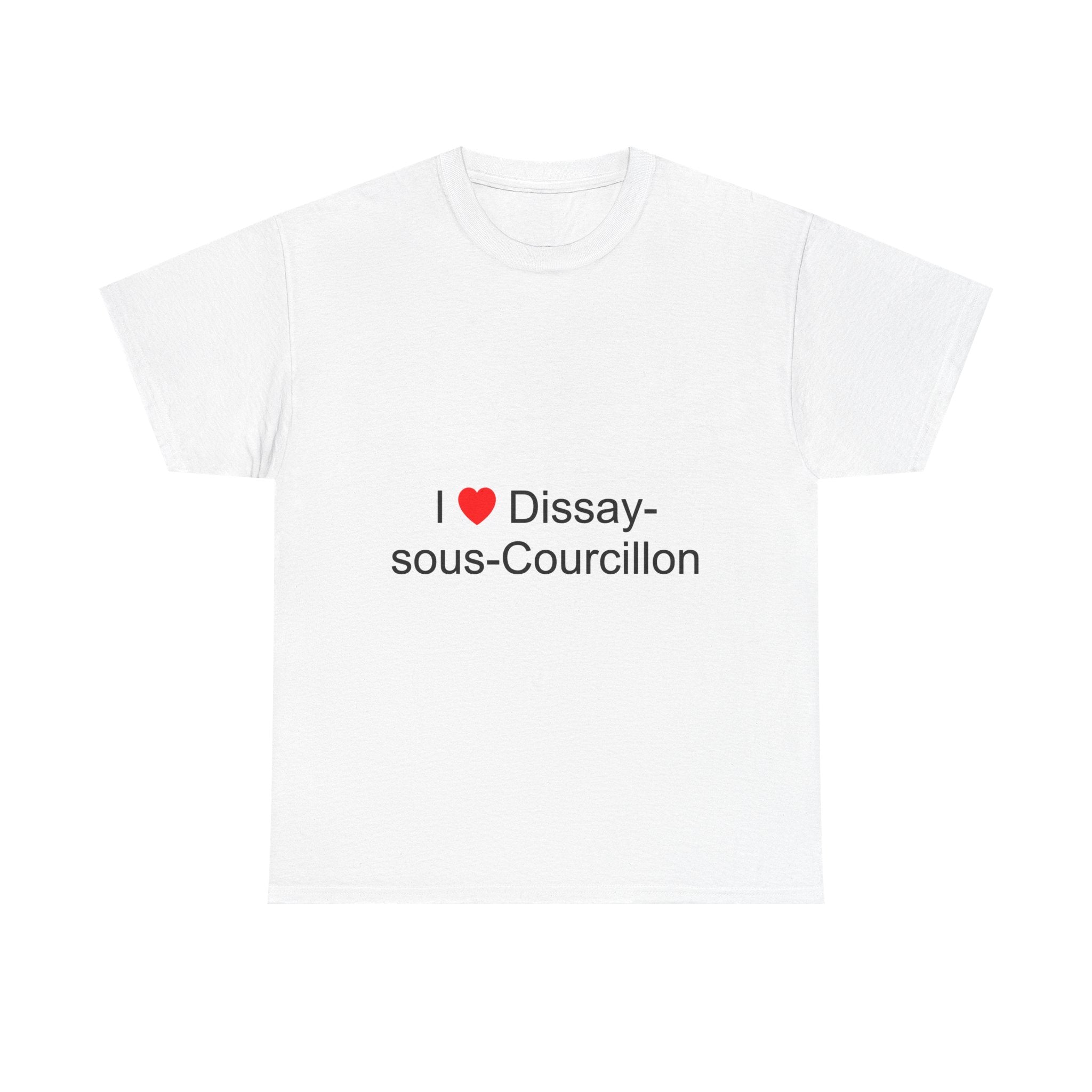 T-shirt I love dissay-sous-courcillon