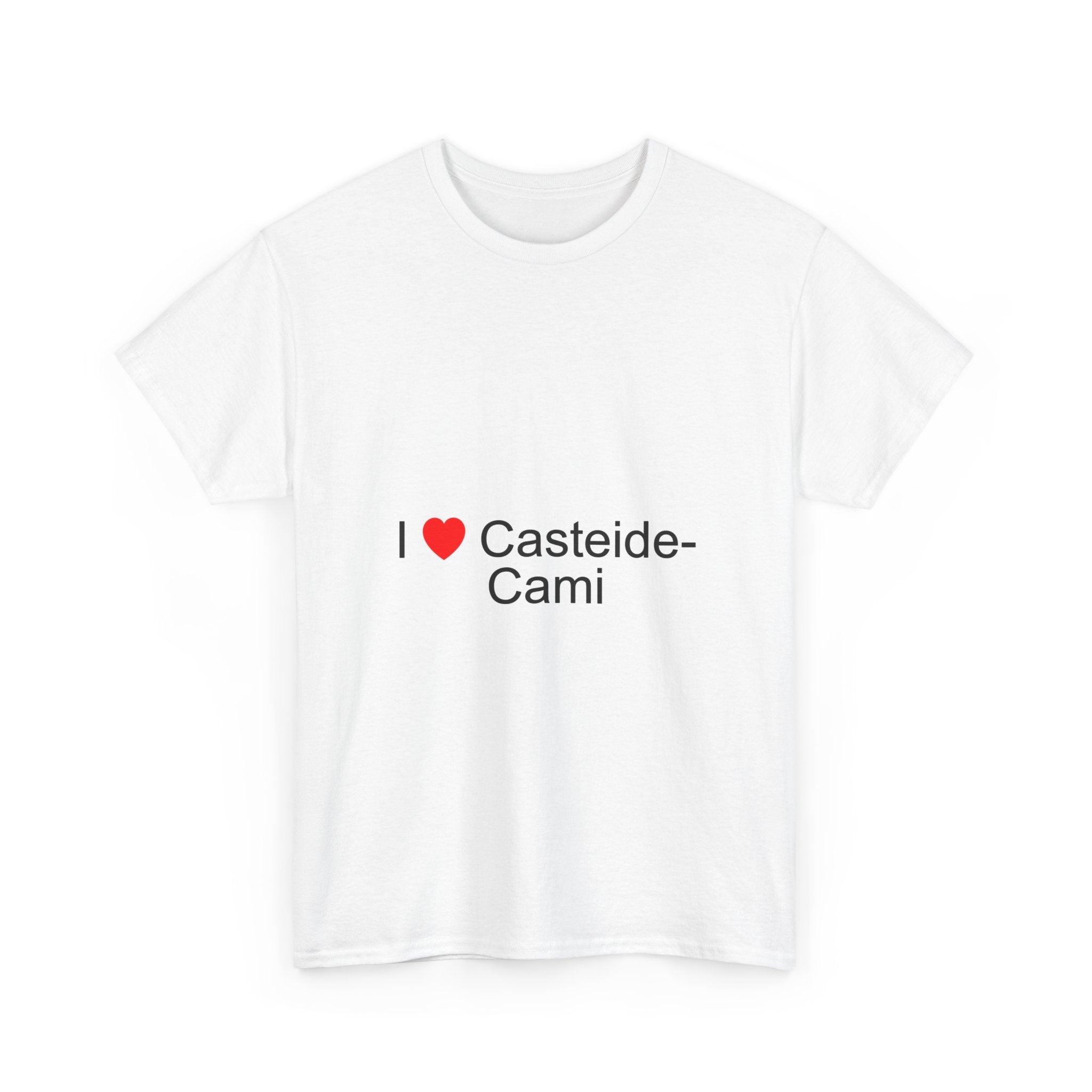 T-shirt I love casteide-cami