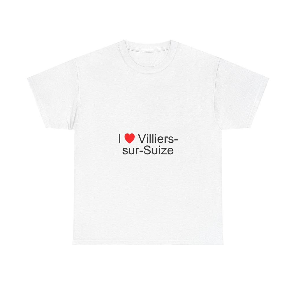 T-shirt I love villiers-sur-suize