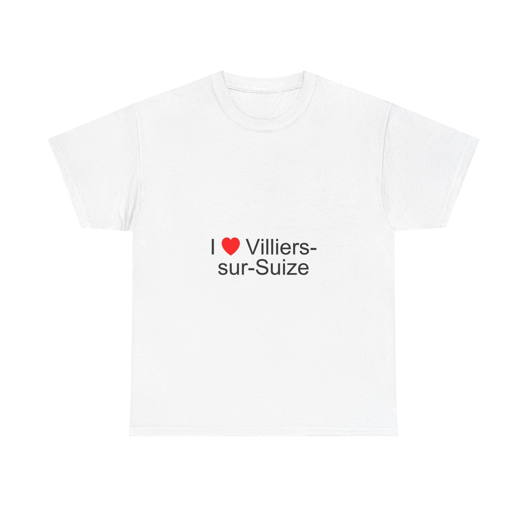 T-shirt I love villiers-sur-suize