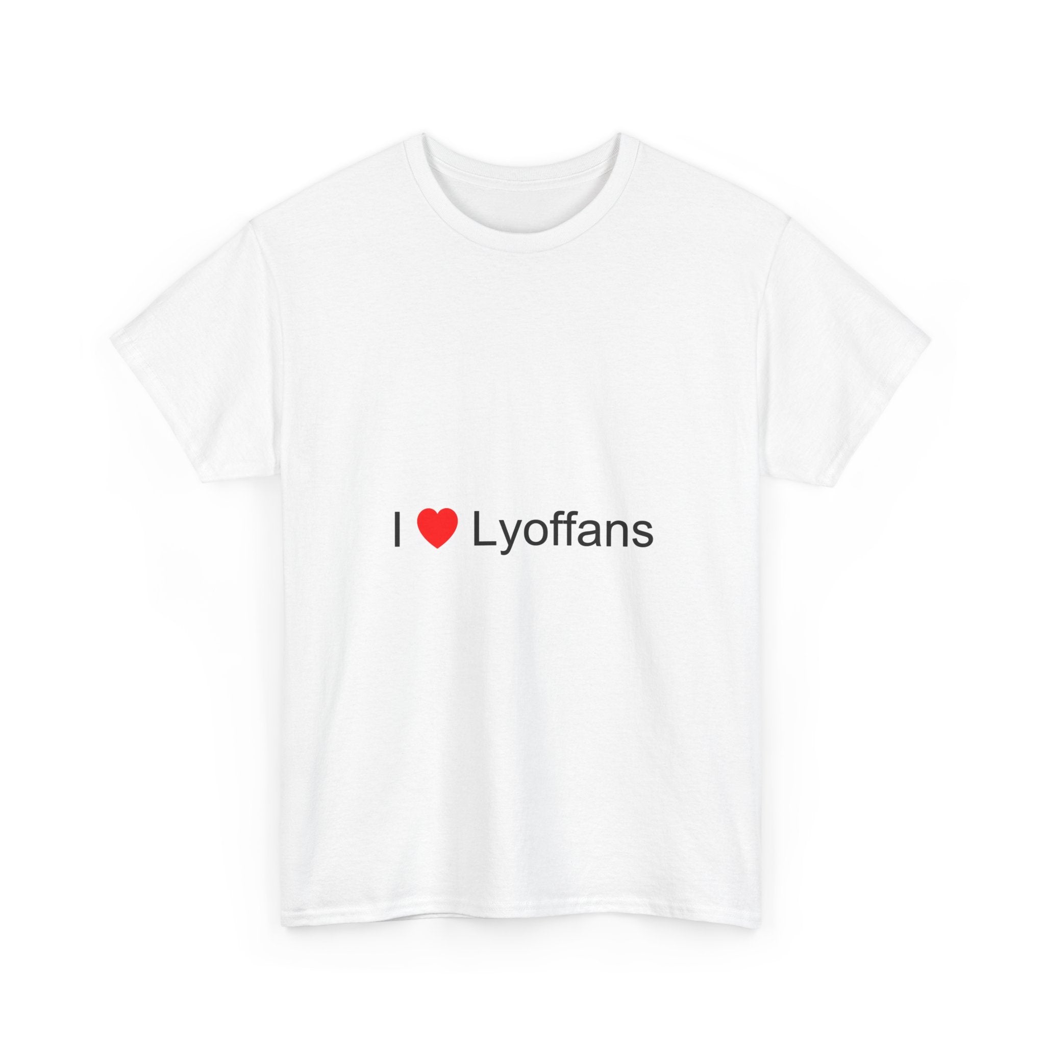 T-shirt I love lyoffans