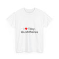 T-Shirt Ich liebe Tilloy-lès-Mofflaines