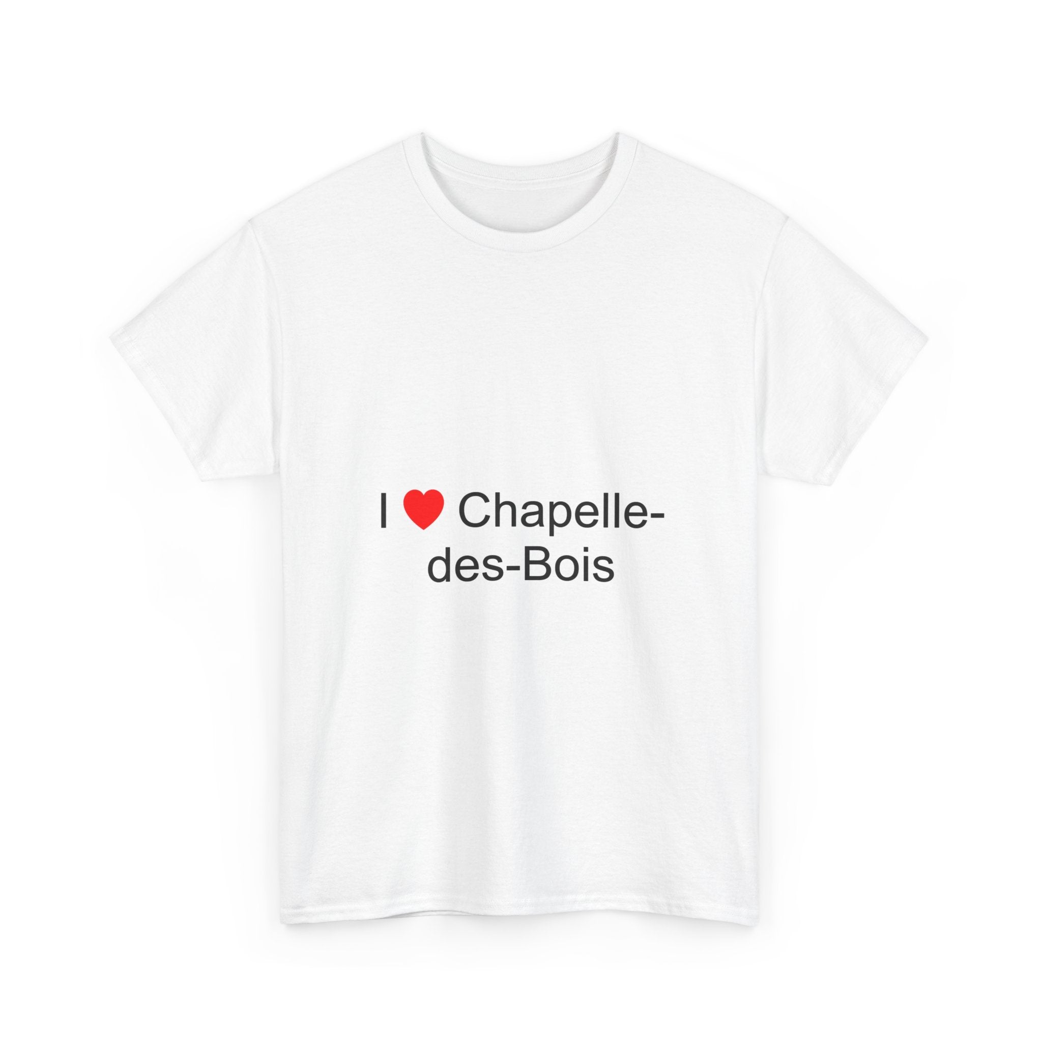 T-shirt I love chapelle-des-bois