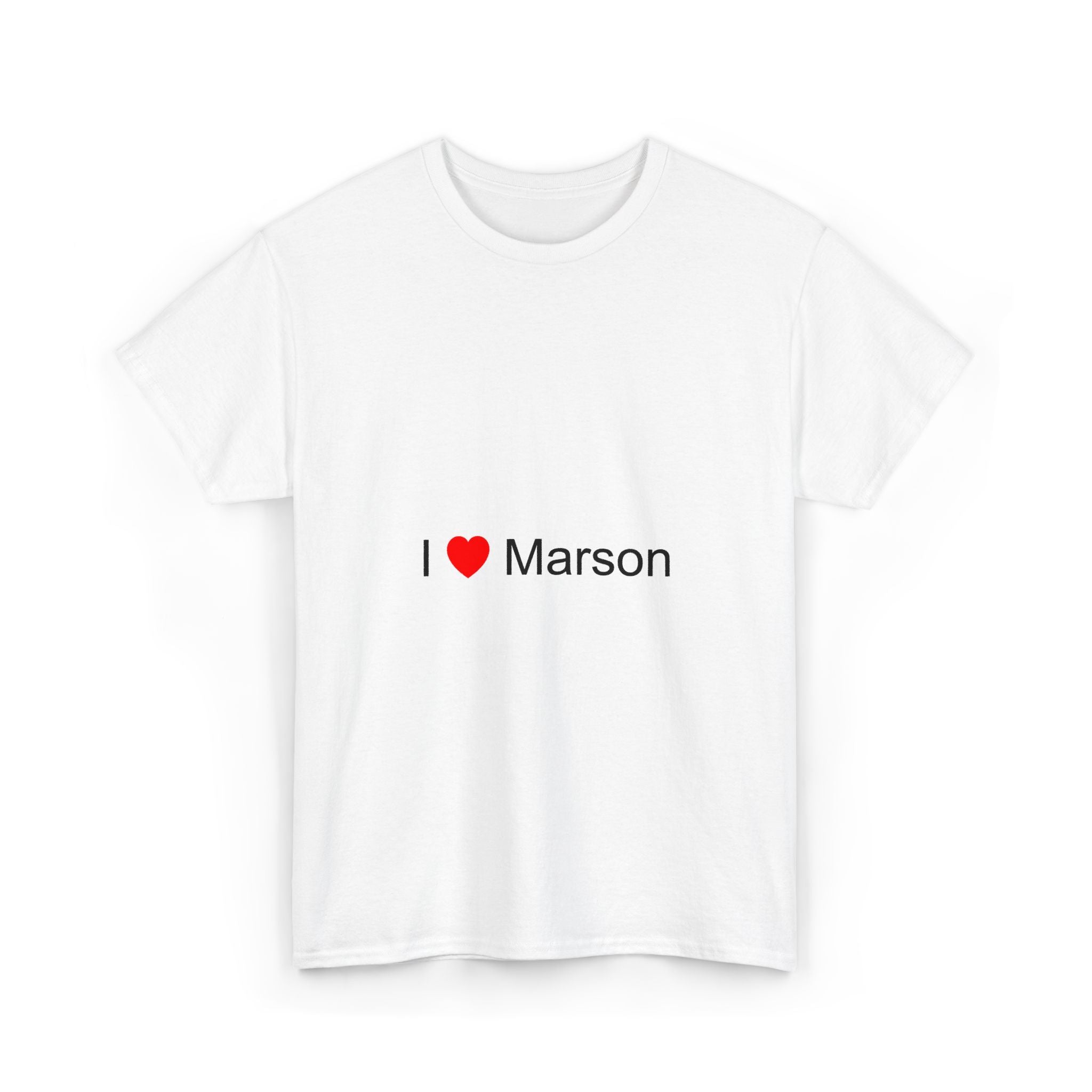 T-shirt I love marson