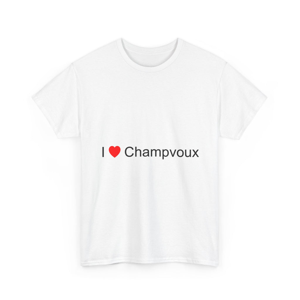 T-shirt I love champvoux