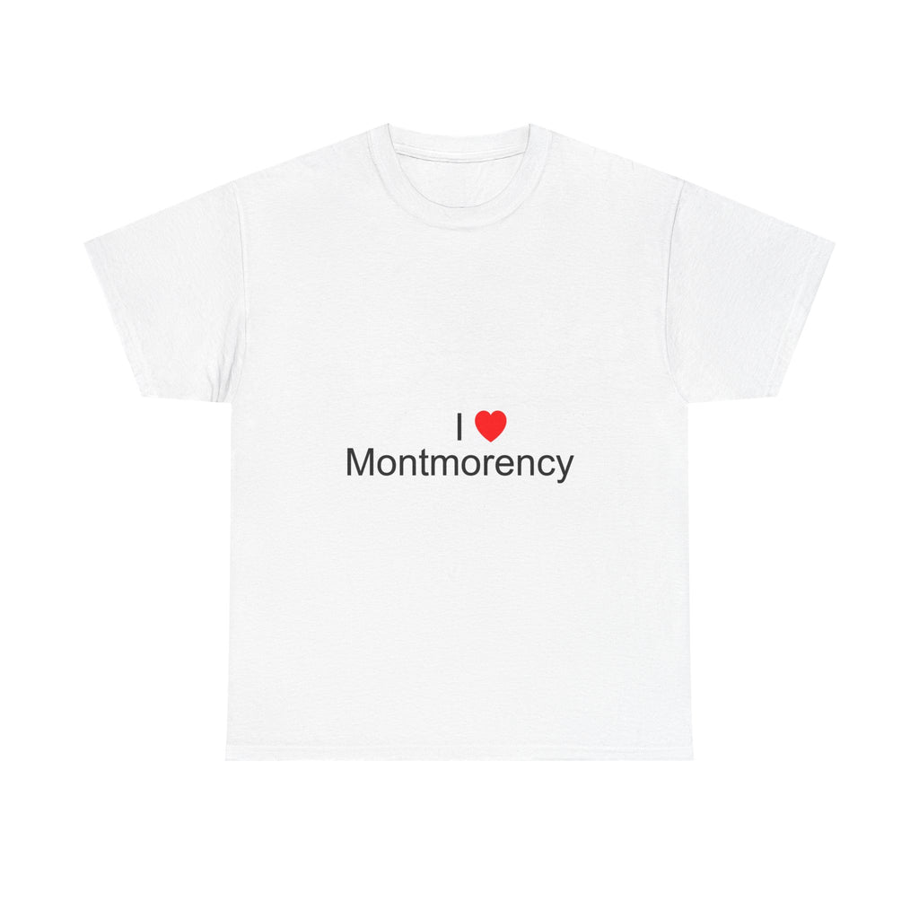 T-Shirt Ich liebe Montmorency