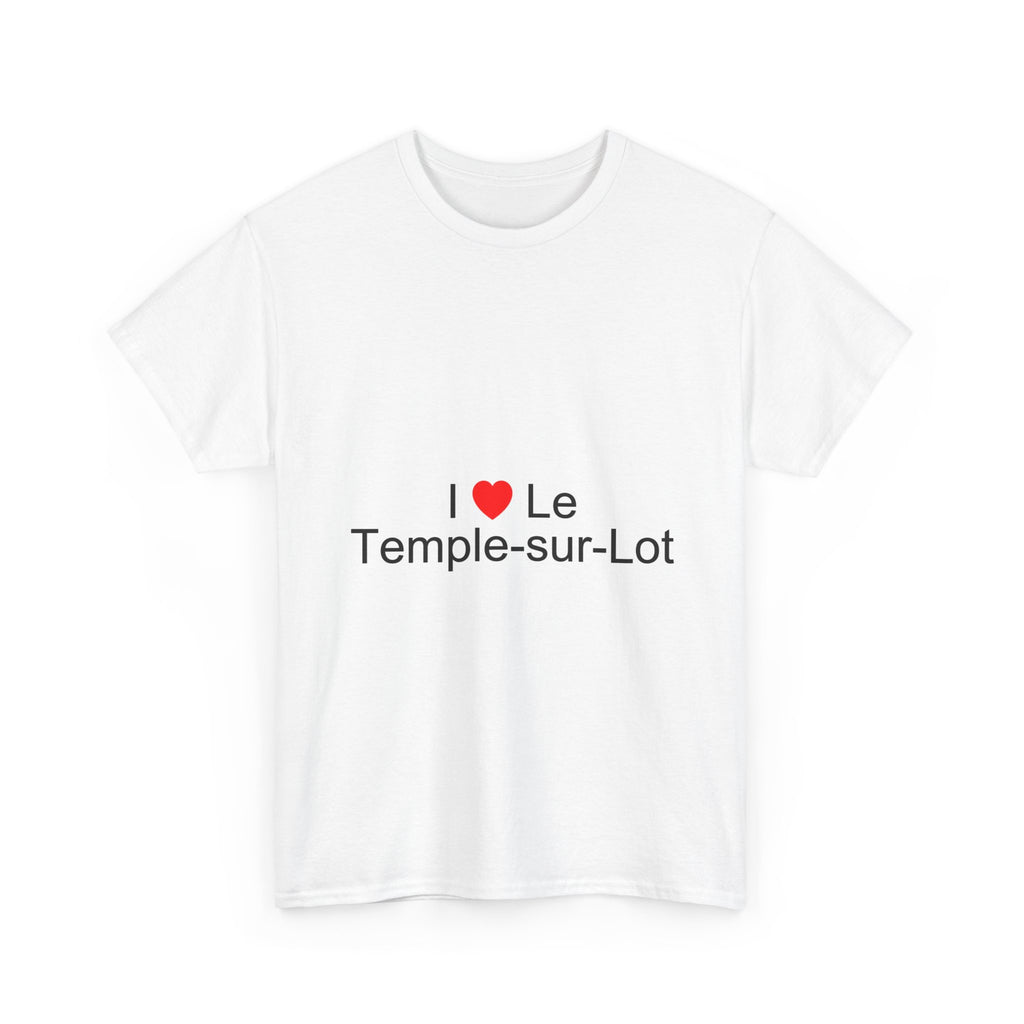 T-shirt I love le temple-sur-lot