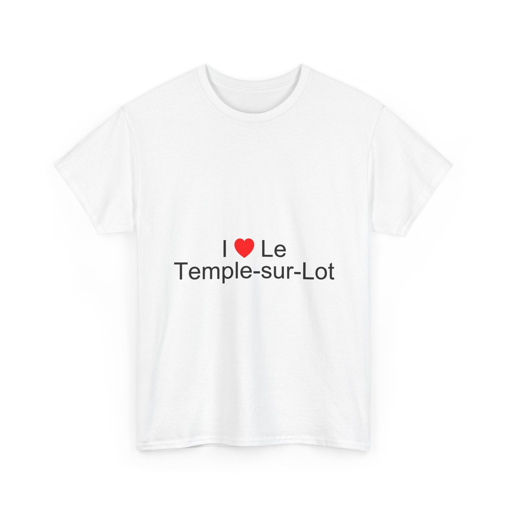 T-shirt I love le temple-sur-lot