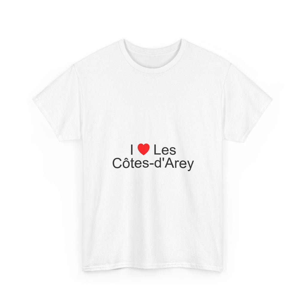 T-shirt I love les côtes-d'arey