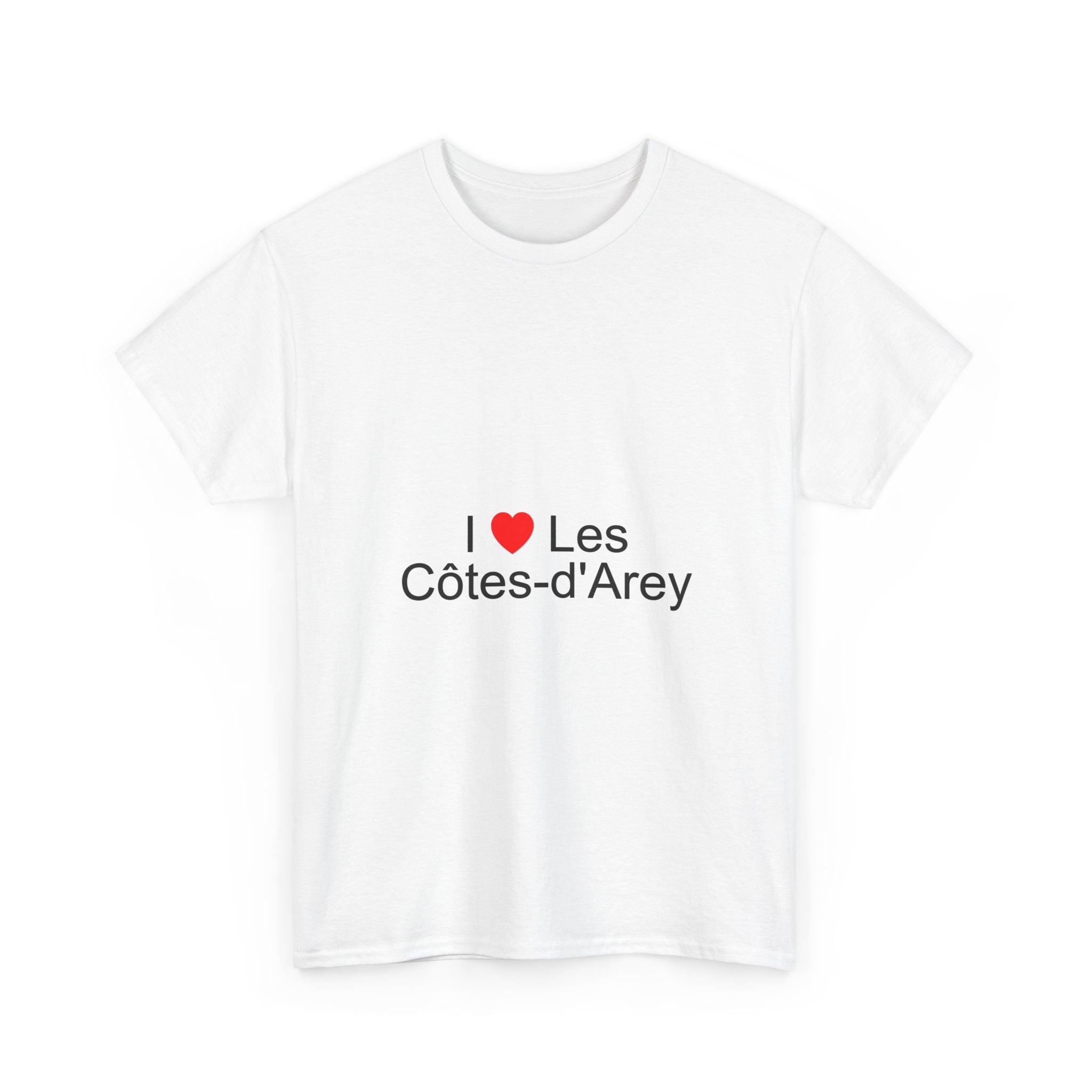 T-shirt I love les côtes-d'arey