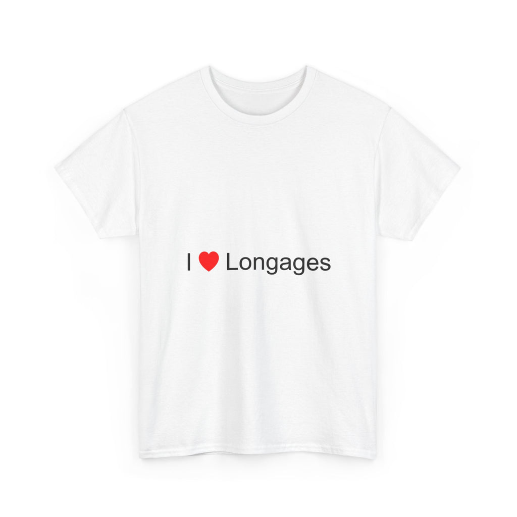 T-Shirt Ich liebe Sprachen