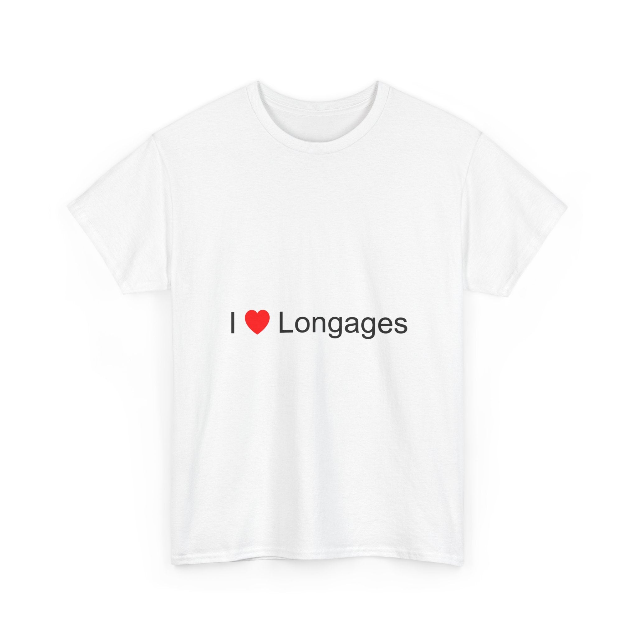 T-Shirt Ich liebe Sprachen