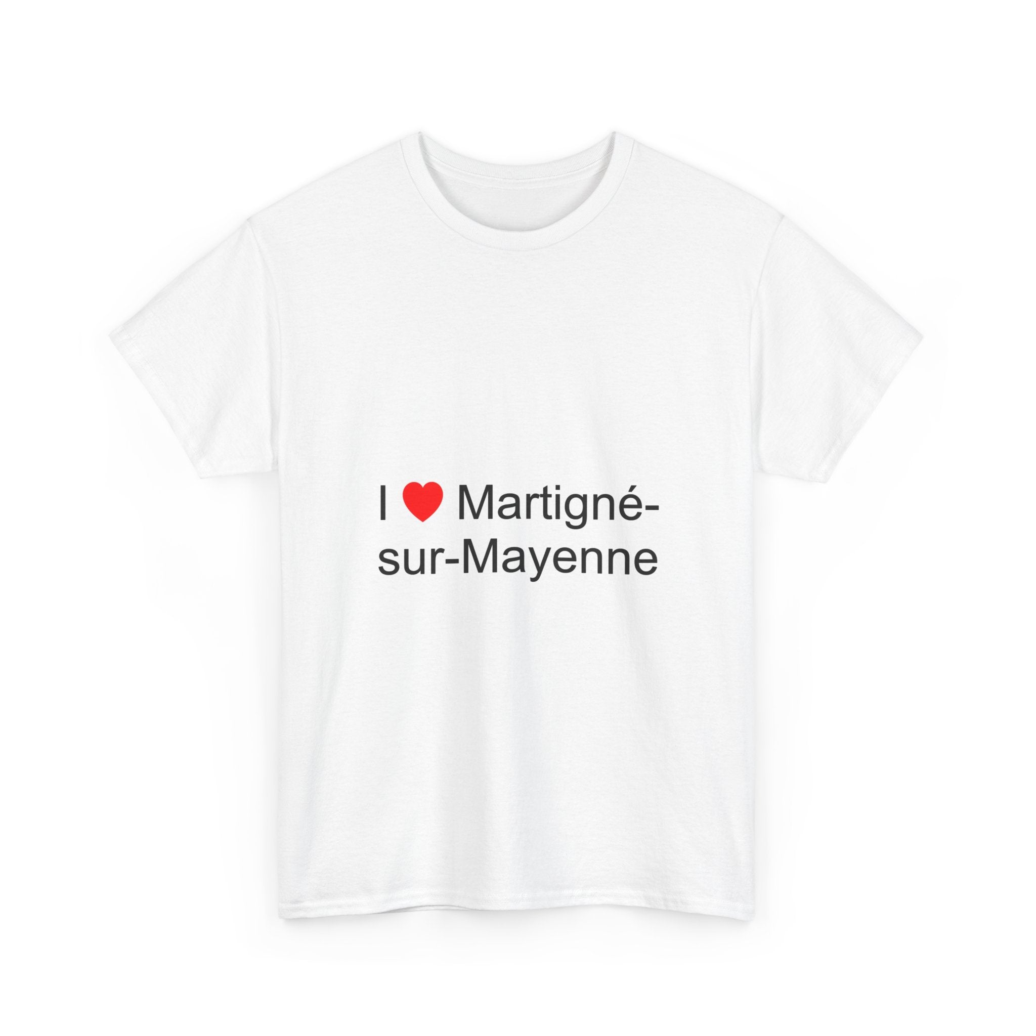 T-Shirt "Ich liebe Martigné-sur-Mayenne"