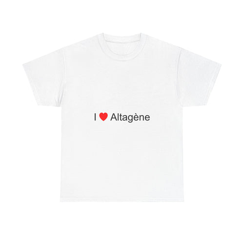 T-shirt I love altagène