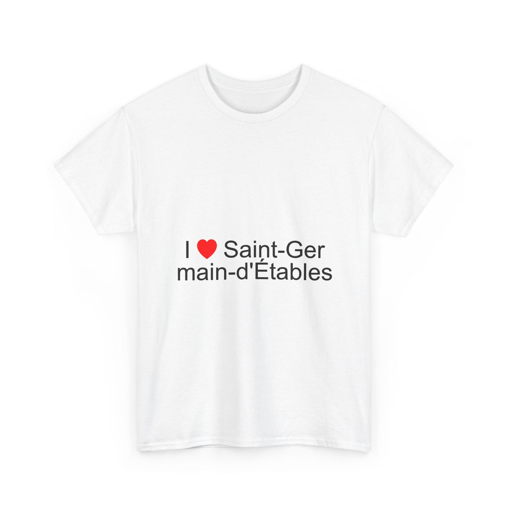 T-shirt I love saint-germain-d'étables