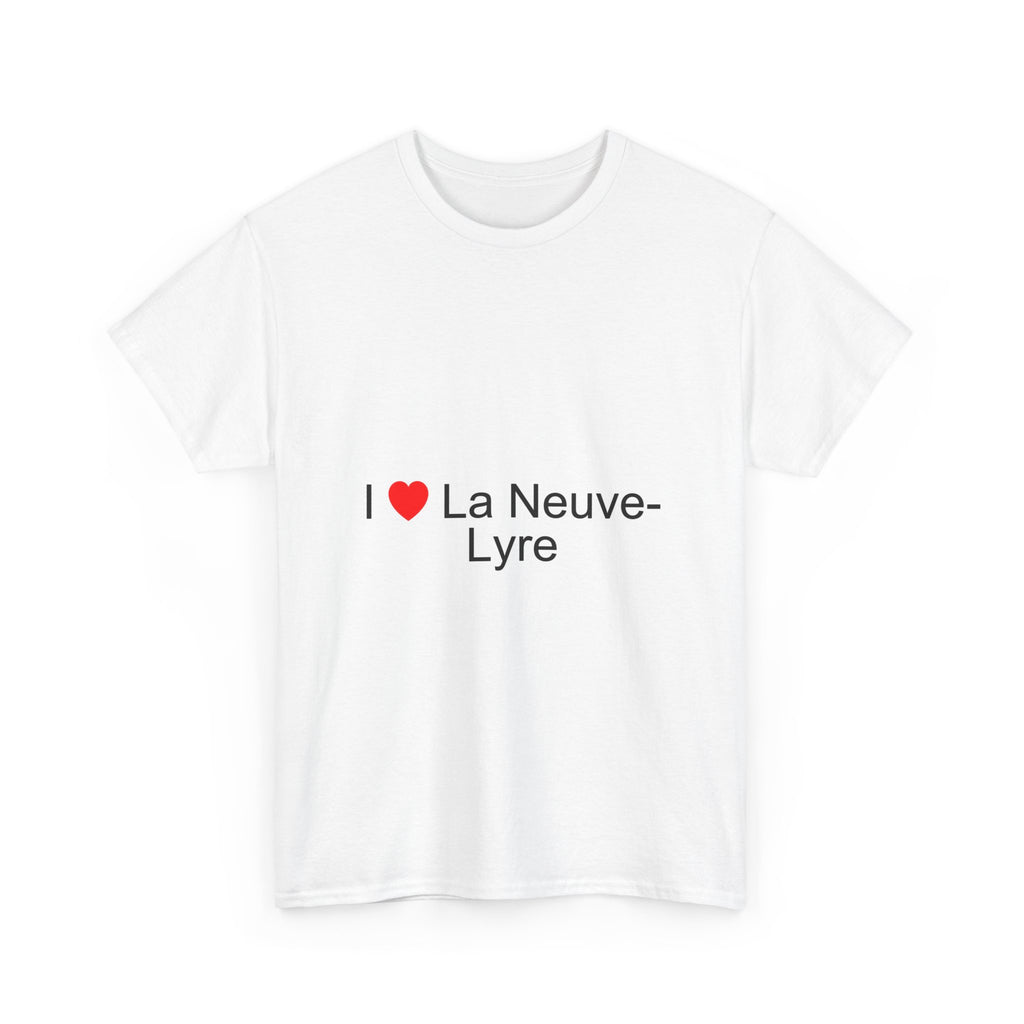 T-shirt I love la neuve-lyre