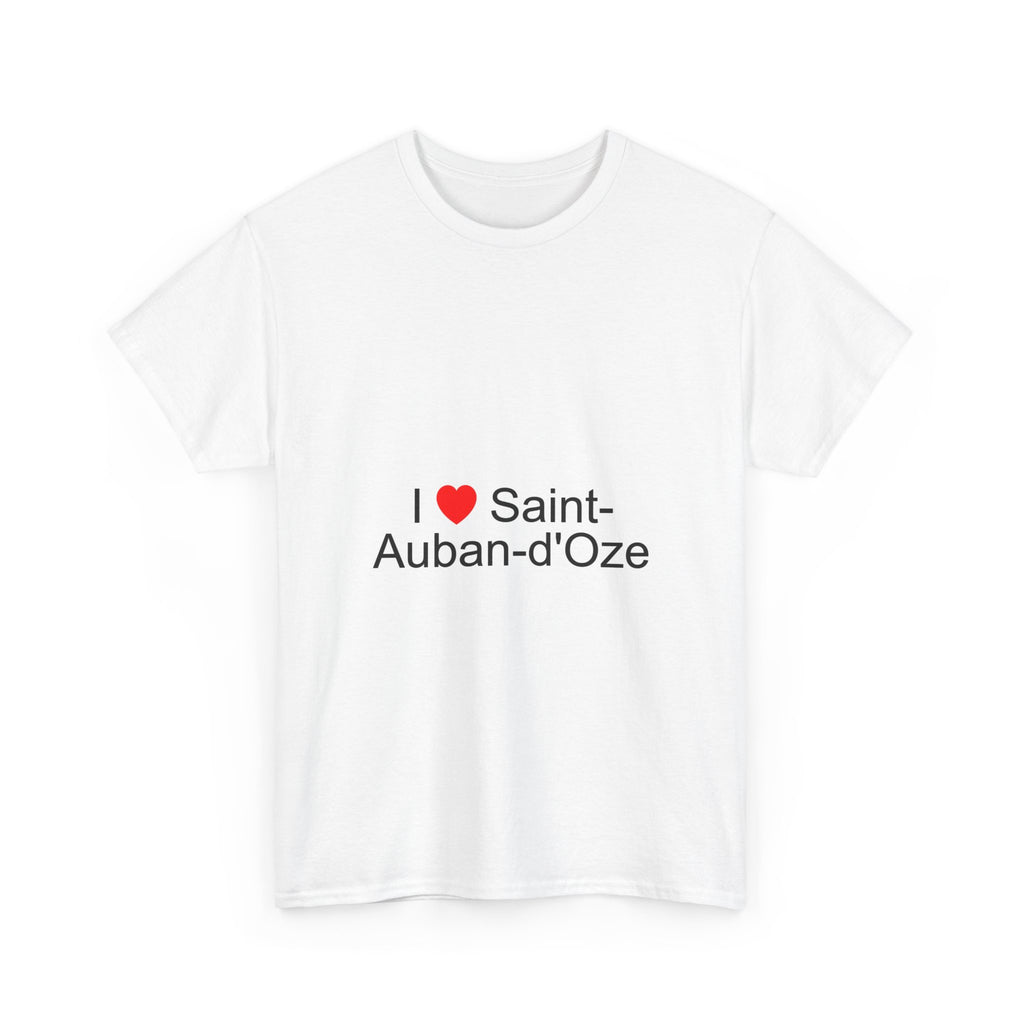 T-Shirt Ich liebe Saint-Auban-d'Oze
