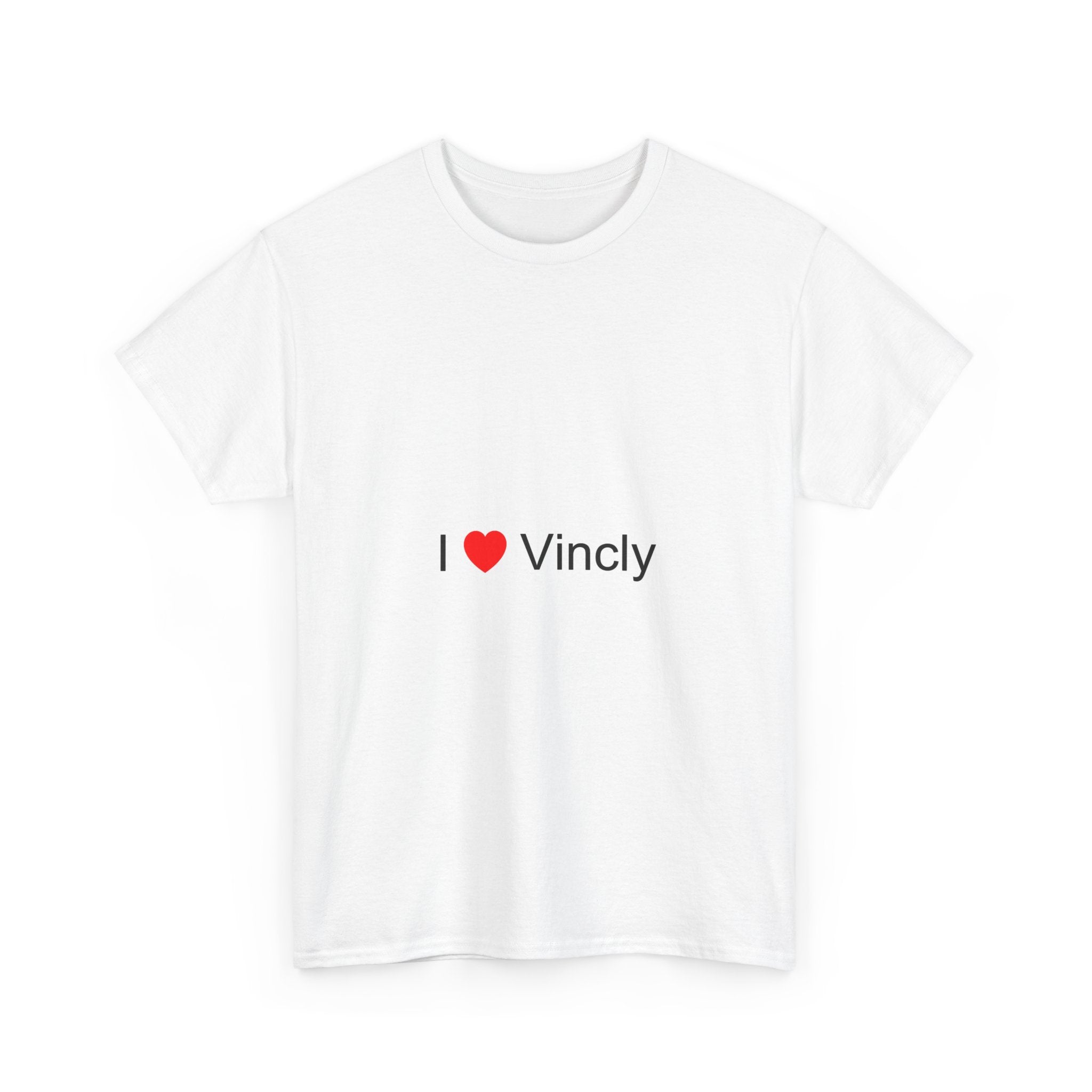 T-shirt I love vincly