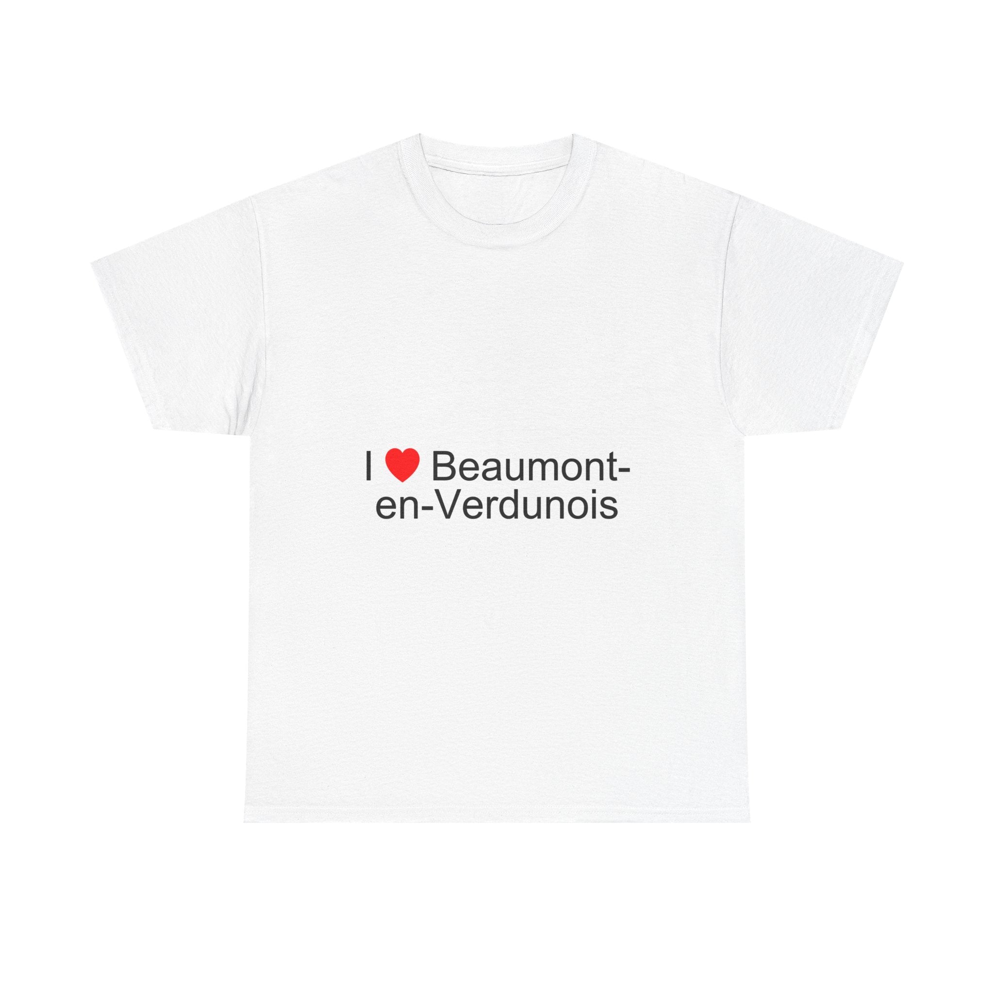 T-shirt I love beaumont-en-verdunois