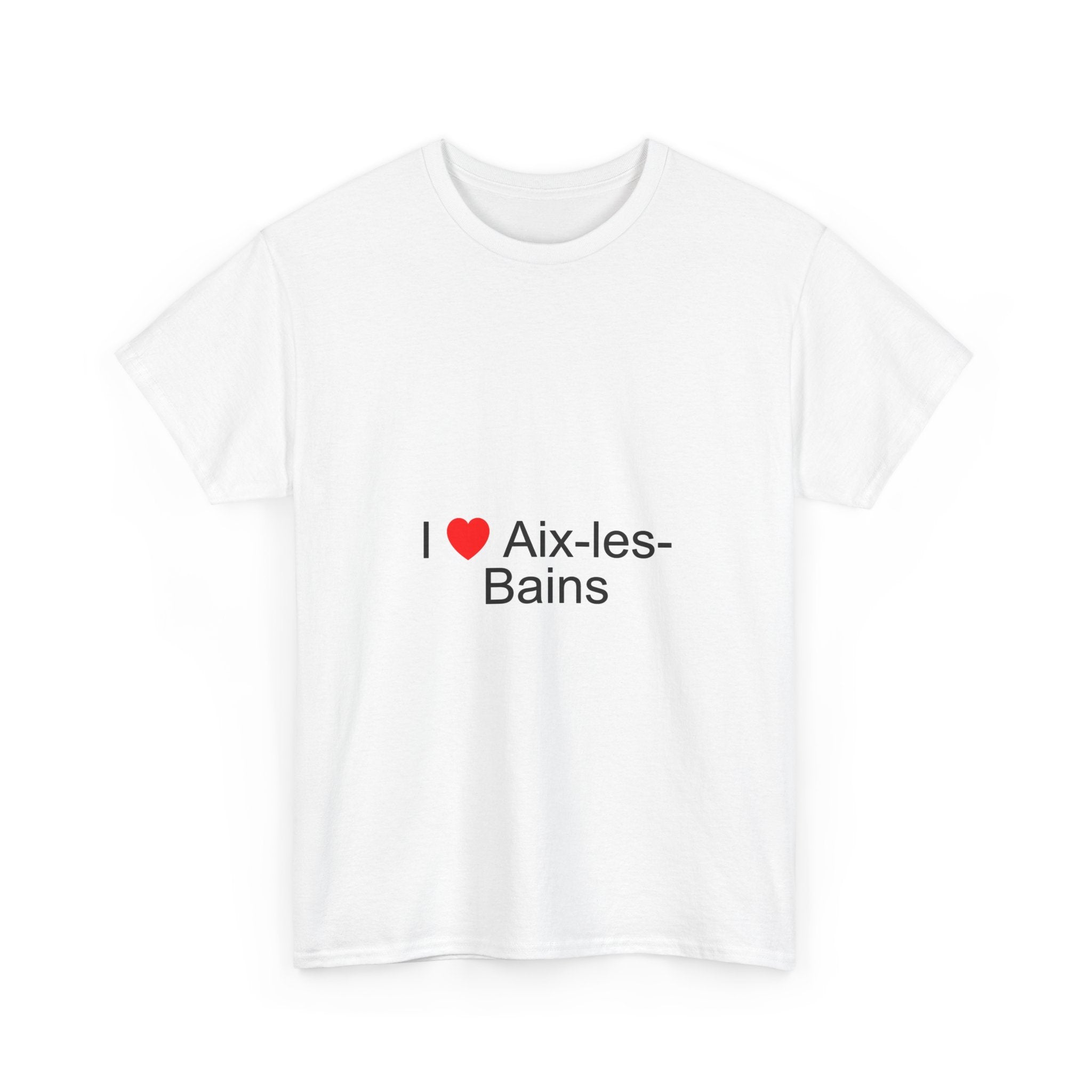 T-shirt I love aix-les-bains
