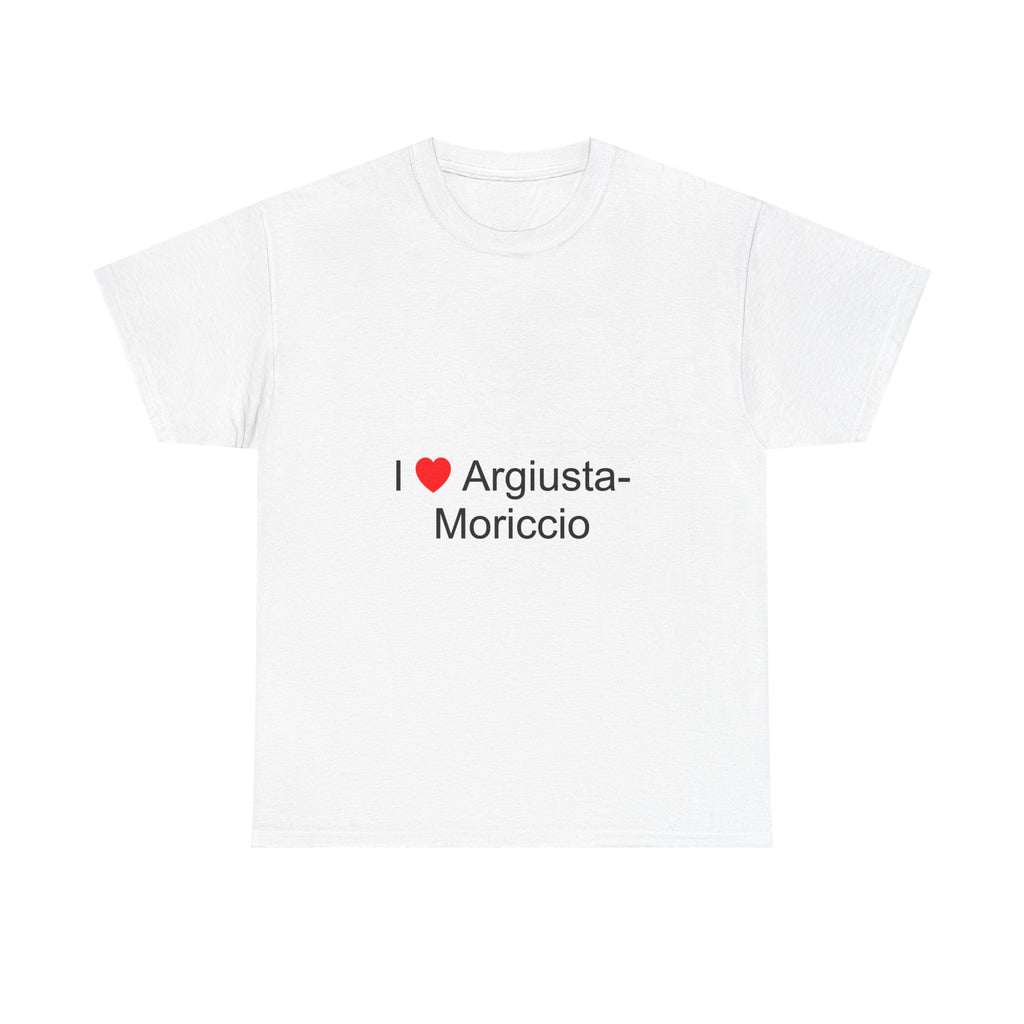 T-shirt I love argiusta-moriccio