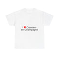 T-shirt I love crannes-en-champagne