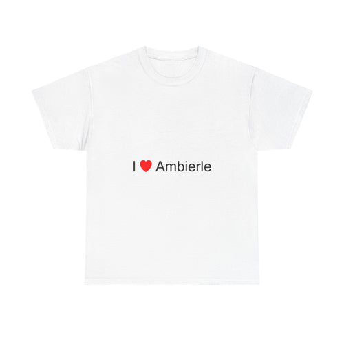 T-shirt I love ambierle