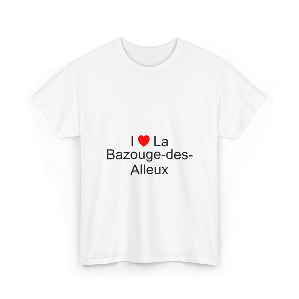 T-shirt I love la bazouge-des-alleux