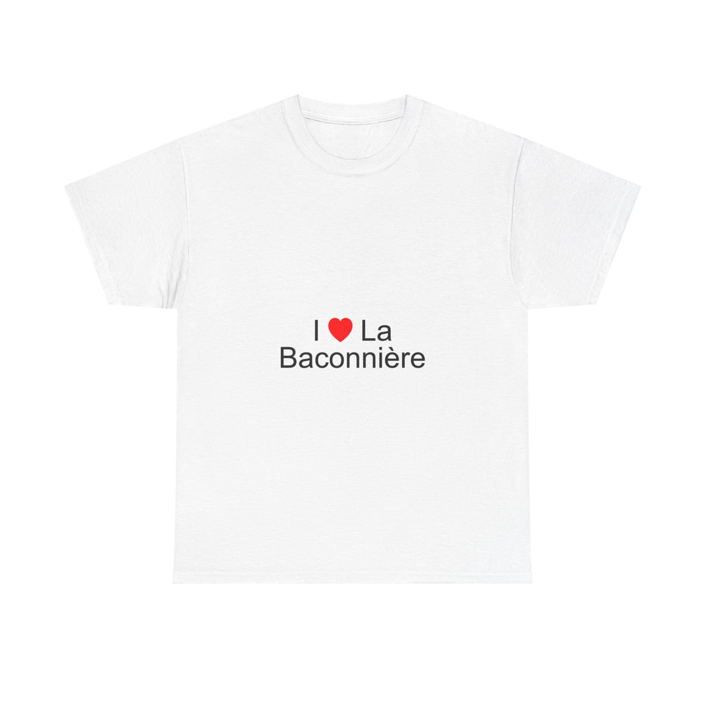 T-shirt I love la baconnière
