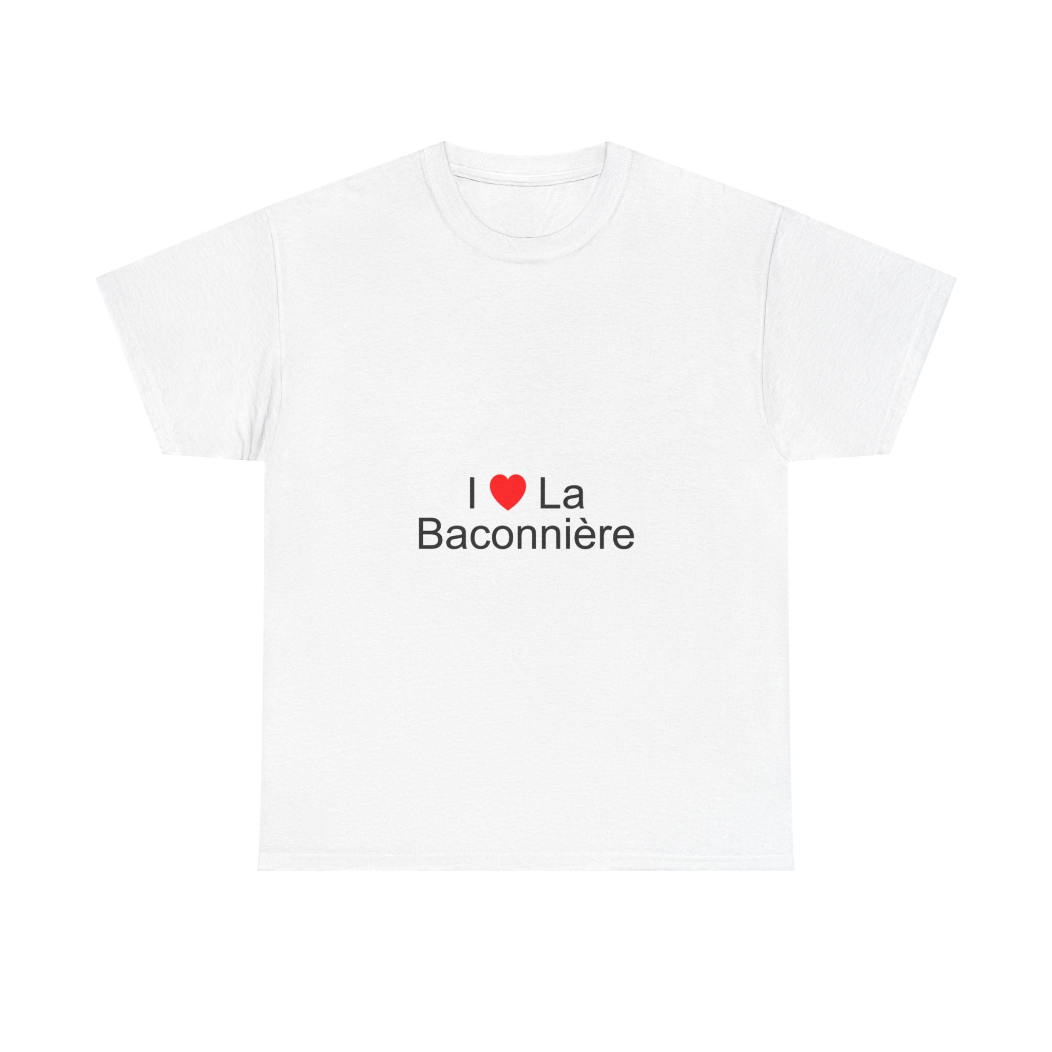 T-shirt I love la baconnière