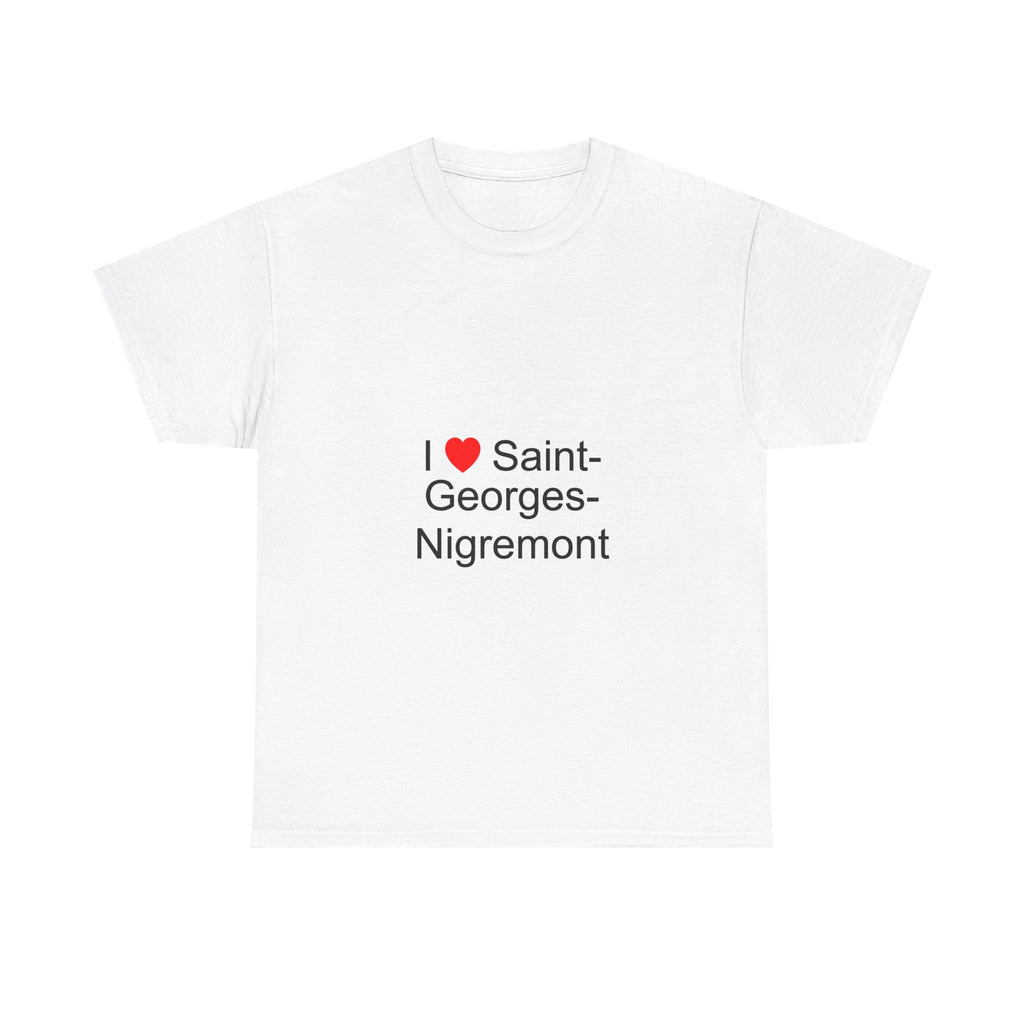T-shirt I love saint-georges-nigremont