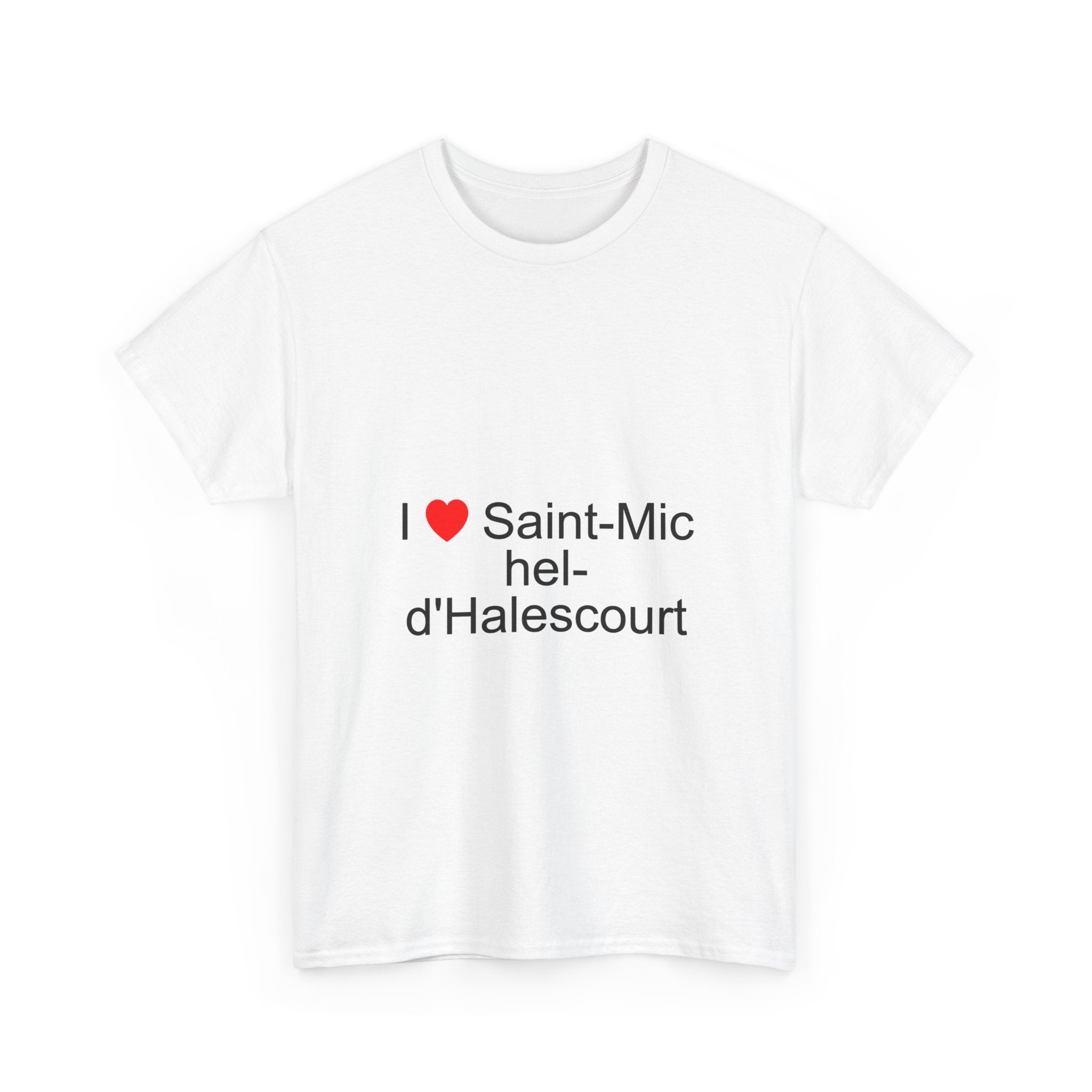 T-shirt I love saint-michel-d'halescourt