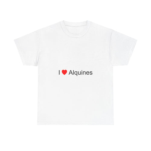 T-shirt I love alquines