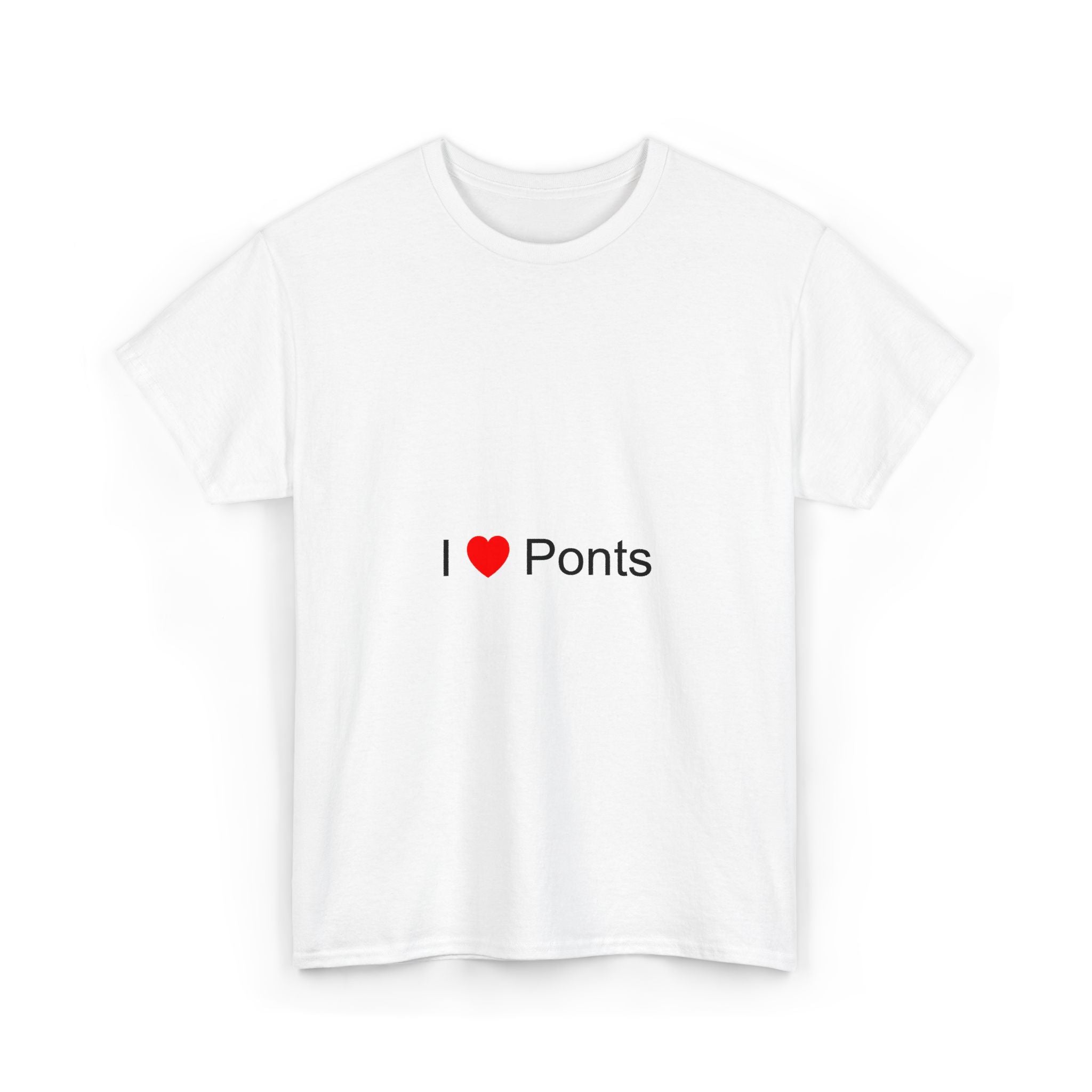 T-shirt I love ponts