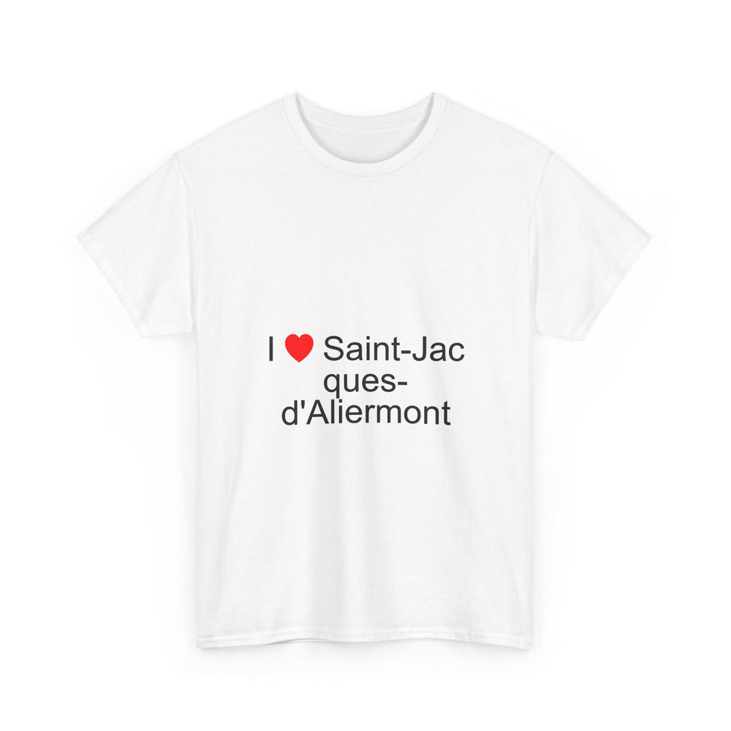 T-shirt I love saint-jacques-d'aliermont