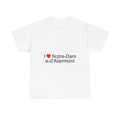 T-shirt I love notre-dame-d'aliermont