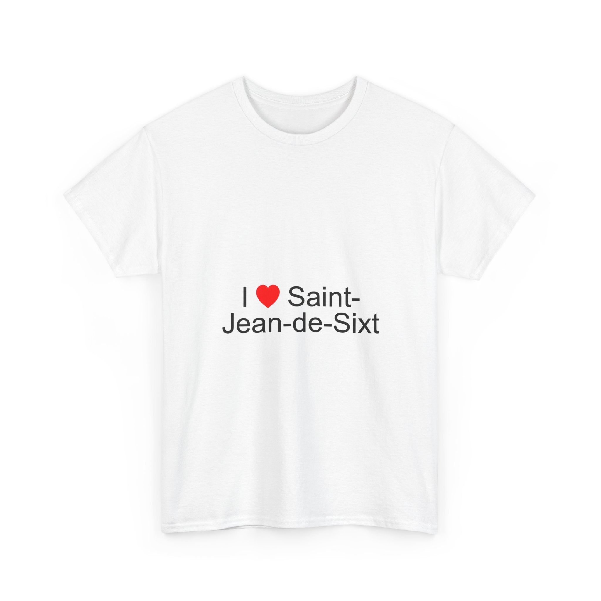 T-shirt I love saint-jean-de-sixt