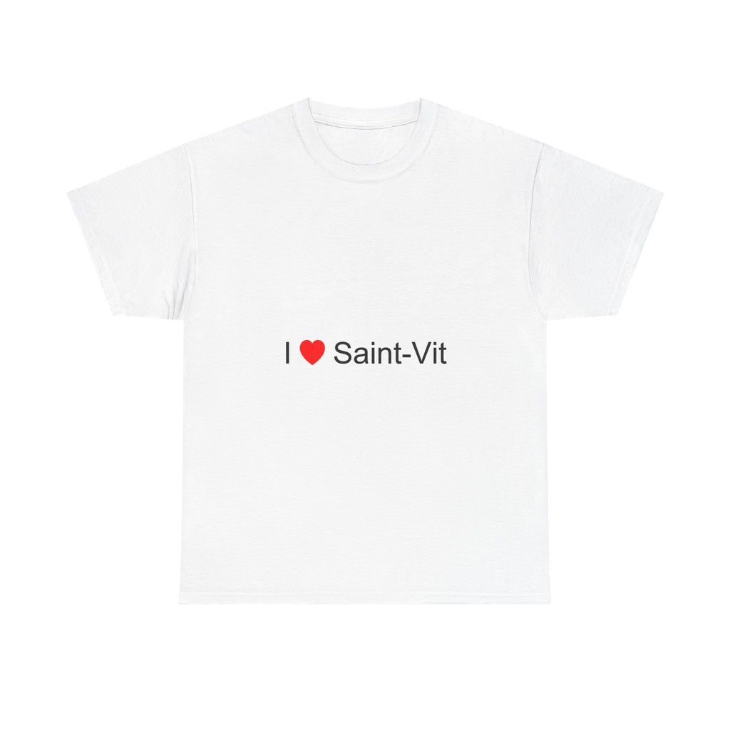 T-shirt I love saint-vit