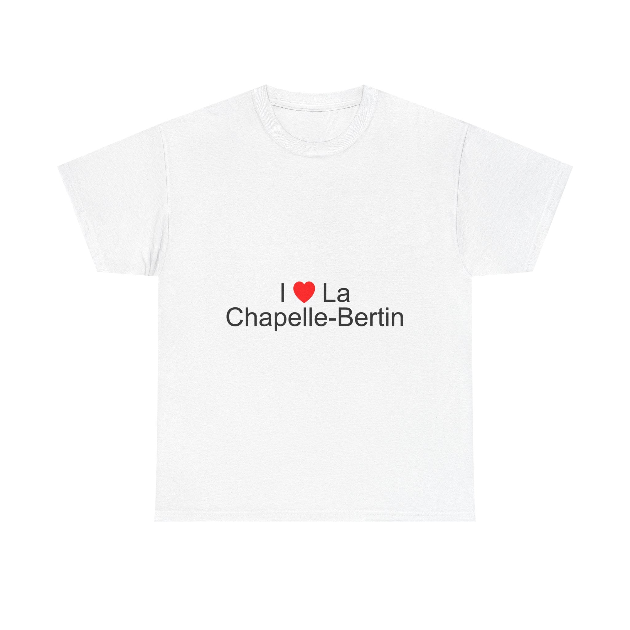 T-shirt I love la chapelle-bertin