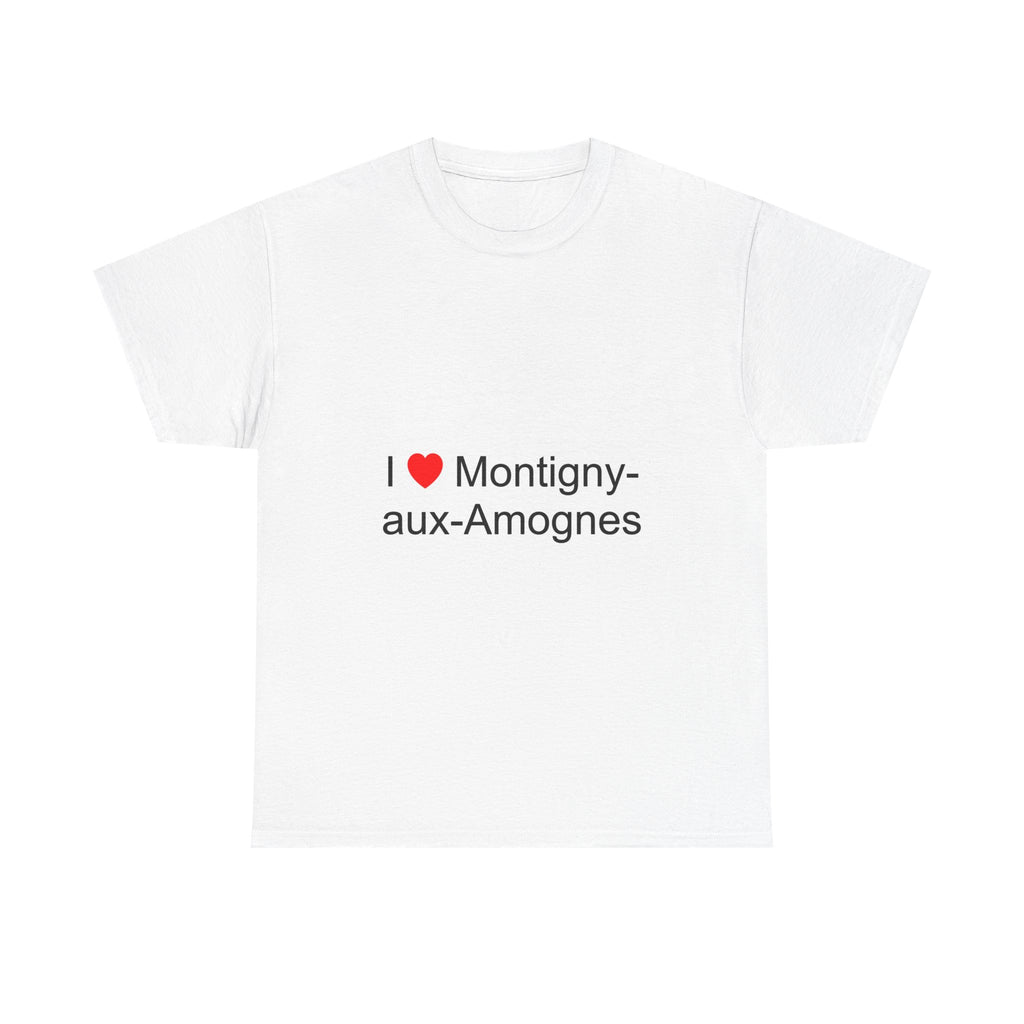 T-shirt I love montigny-aux-amognes