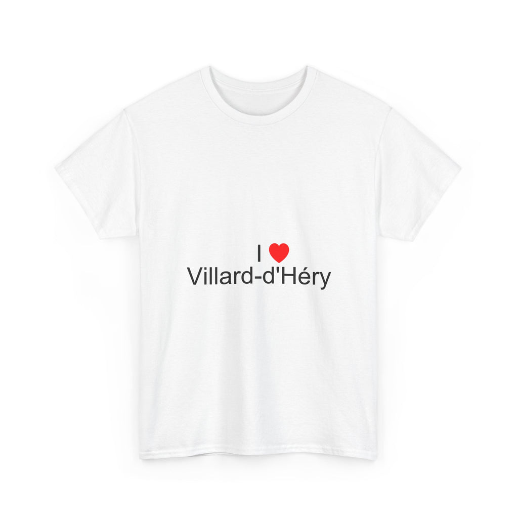 T-shirt I love villard-d'héry