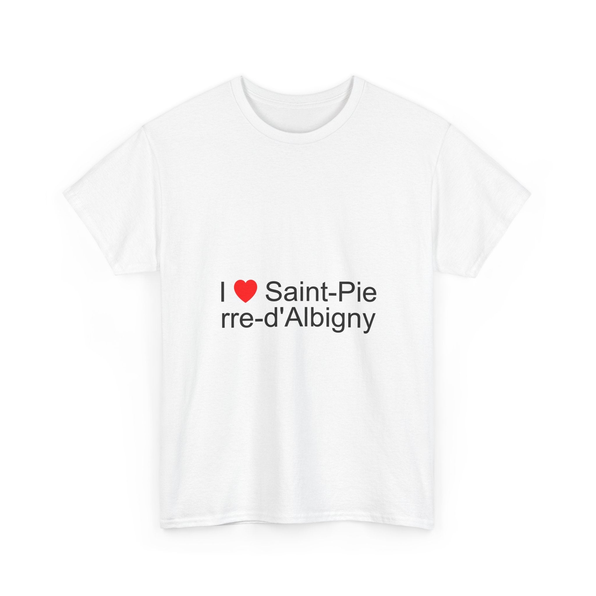 T-shirt I love saint-pierre-d'albigny