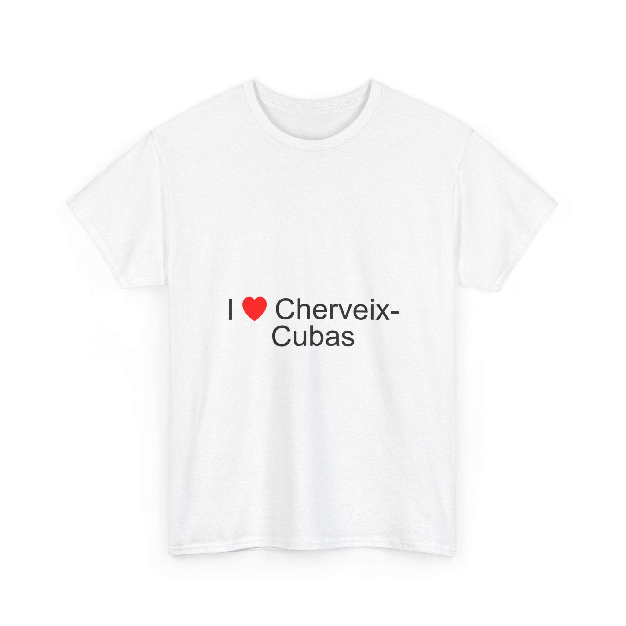 T-shirt I love Cherveix-Cubas