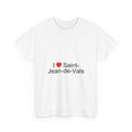 T-Shirt Ich liebe Saint-Jean-de-Vals