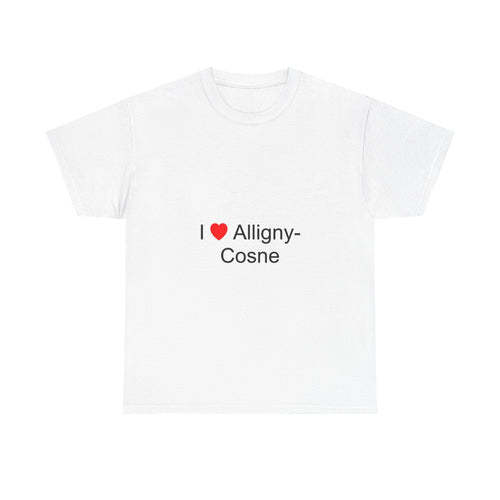 T-shirt I love alligny-cosne