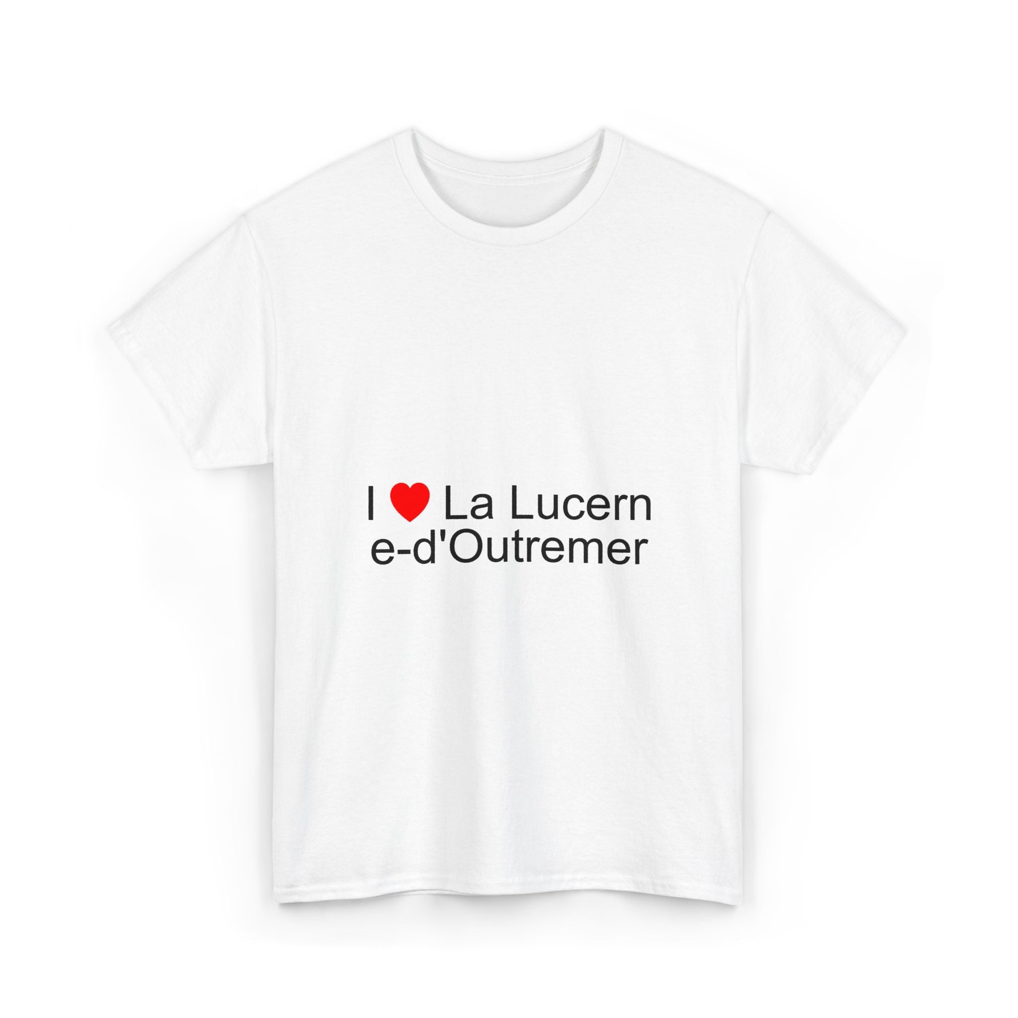 T-shirt I love la lucerne-d'outremer