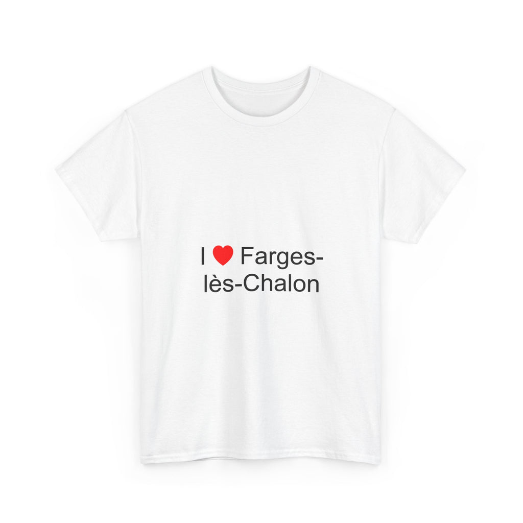T-shirt I love farges-lès-chalon