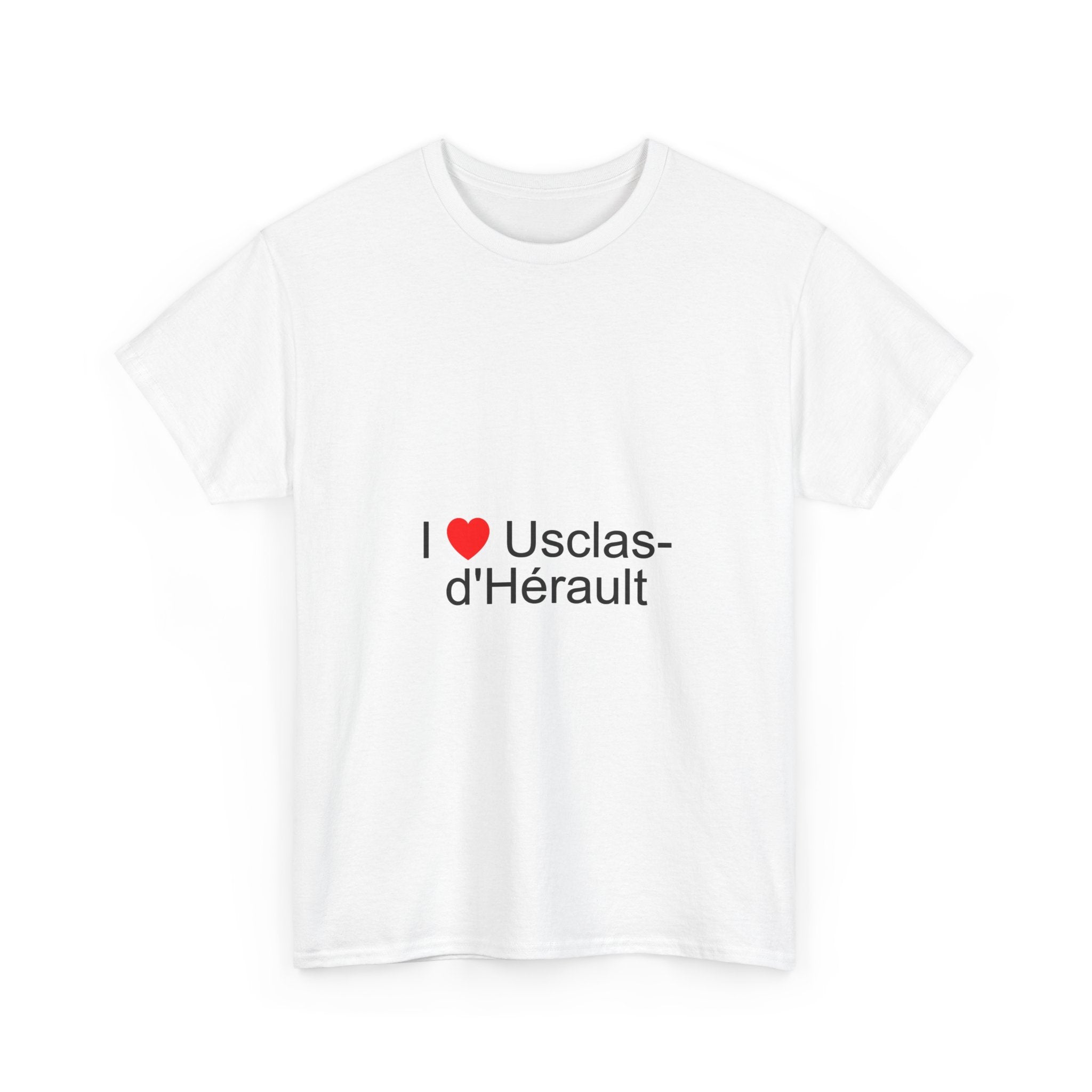 T-shirt I love usclas-d'hérault